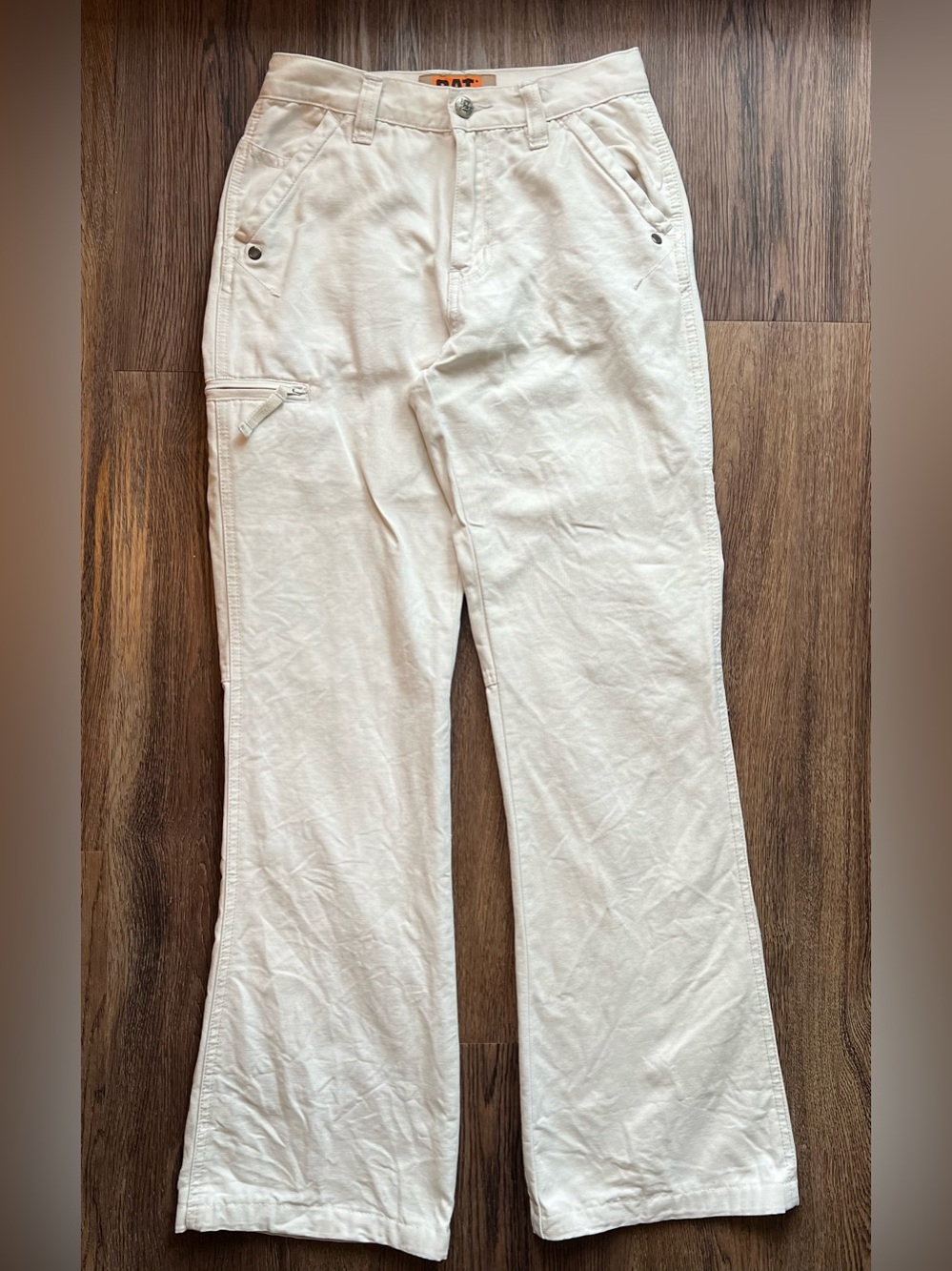 Y2K CAT Jeans Women’s Cargo Carpenter Bootcut Pants Size 27